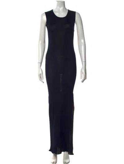 Pre-owned Louis Vuitton 2016 Long Dress In Black