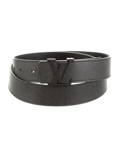 Pre-owned Louis Vuitton 2016 Lv Initiales 35 Mm Belt Kit In Black