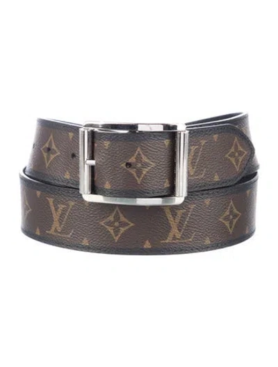 Pre-owned Louis Vuitton 2016 Lv Monogram Belt In Brown