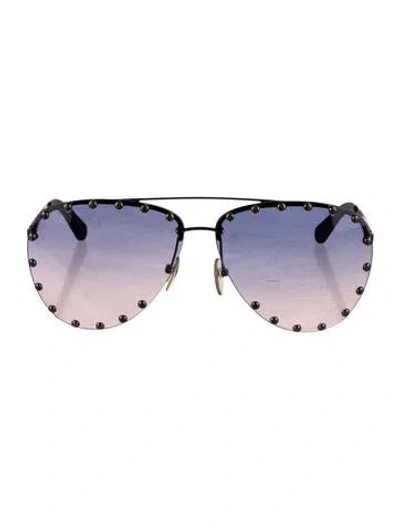 Pre-owned Louis Vuitton 2016 Lv Monogram Sunglasses In Purple