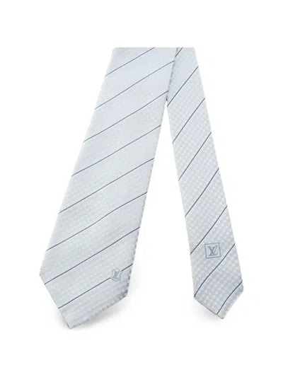 Pre-owned Louis Vuitton 2016 Micro Damier Tie In Blue