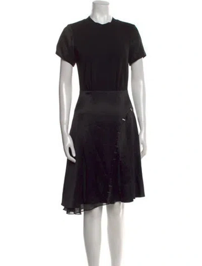Pre-owned Louis Vuitton 2016 Midi Length Dress W/ Tags In Black