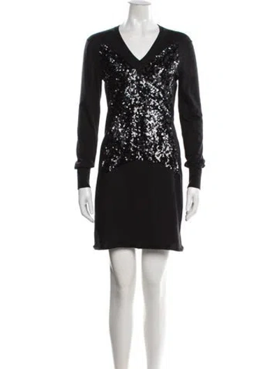 Pre-owned Louis Vuitton 2016 Mini Dress In Black