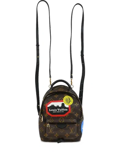 Pre-owned Louis Vuitton 2016 Mini Monogram Backpack In Brown