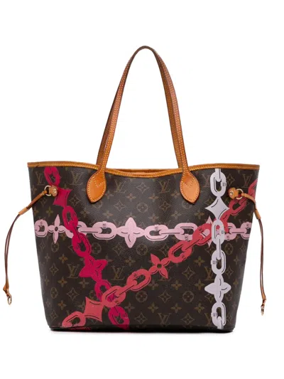 Pre-owned Louis Vuitton 2016 Monogram Bay Neverfull Mm Tote Bag