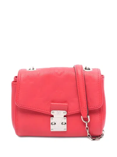 Pre-owned Louis Vuitton 2016 Monogram Chain Saint Germain Bb Shoulder Bag In Pink