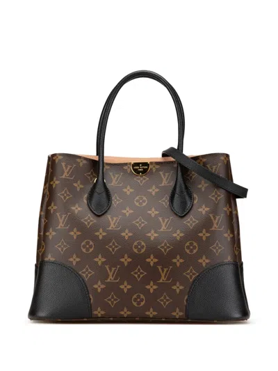 Pre-owned Louis Vuitton 2016 Monogram Flandrin Satchel In 褐色