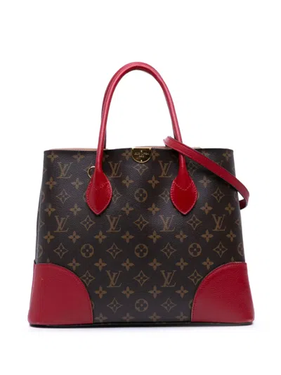 Pre-owned Louis Vuitton 2016 Monogram Flandrin Satchel In Brown