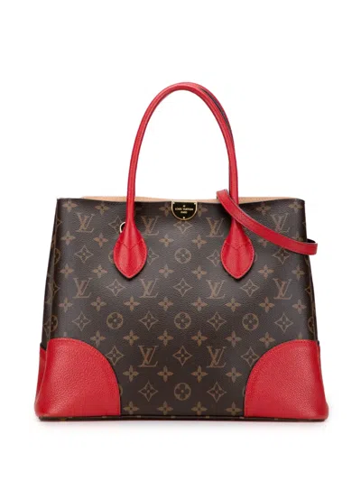 Pre-owned Louis Vuitton 2016 Monogram Flandrin Satchel In Brown
