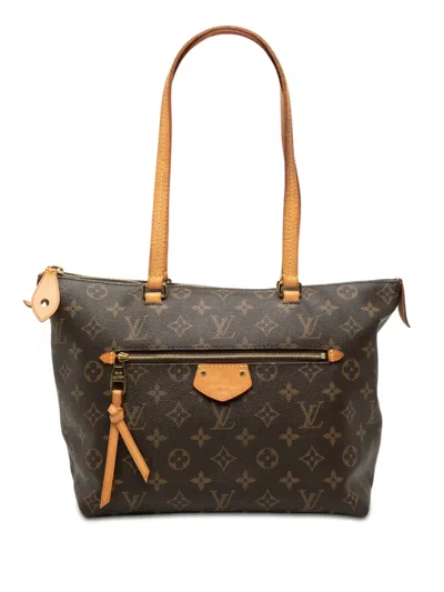 Pre-owned Louis Vuitton 2016 Monogram Iena Pm Shoulder Bag In Brown
