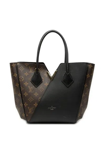 Pre-owned Louis Vuitton 2016 Monogram Kimono Pm Satchel In Brown