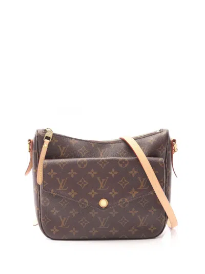 Pre-owned Louis Vuitton 2016 Monogram Mabillon Crossbody Bag In Brown