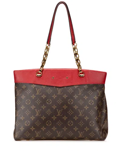Pre-owned Louis Vuitton 2016 Monogram Pallas Shopper Tote Bag