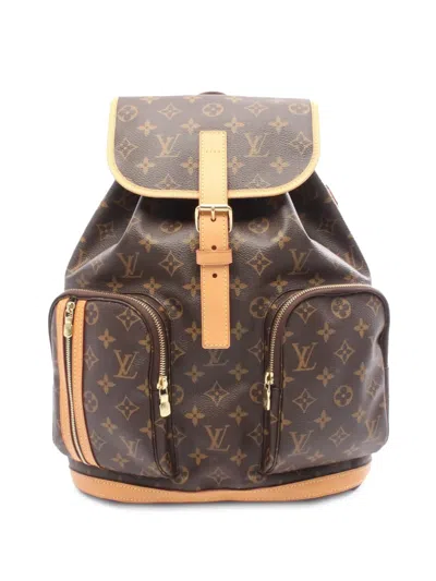 Pre-owned Louis Vuitton 2016 Monogram Sac A Dos Bosphore Backpack In Brown