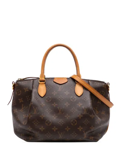 Pre-owned Louis Vuitton 2016 Monogram Turenne Pm Satchel In Brown