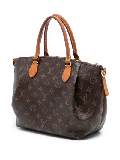 Pre-owned Louis Vuitton 2016 Monogram Turenne Pm Satchel In Brown