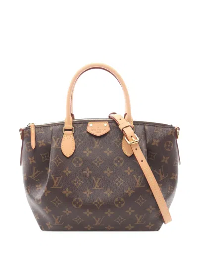 Pre-owned Louis Vuitton 2016 Monogram Turenne Pm Satchel In Brown