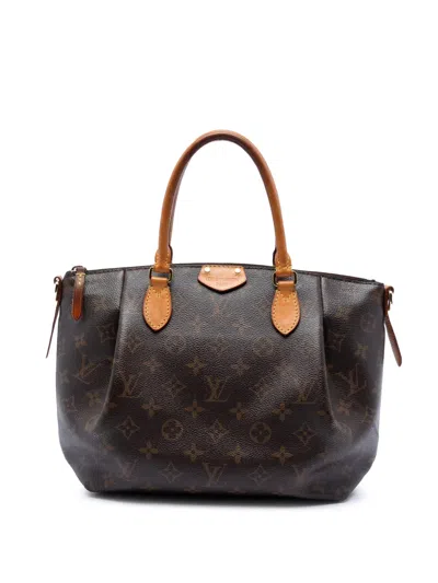 Pre-owned Louis Vuitton 2016 Monogram Turenne Pm Satchel In Brown