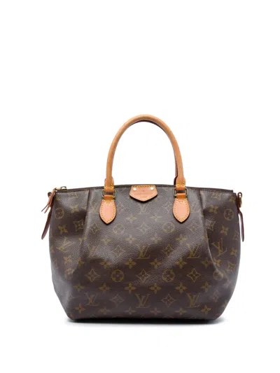 Pre-owned Louis Vuitton 2016 Monogram Turenne Pm Satchel In Brown