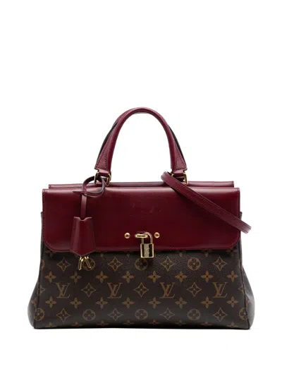Pre-owned Louis Vuitton 2016 Monogram Venus Satchel In Brown