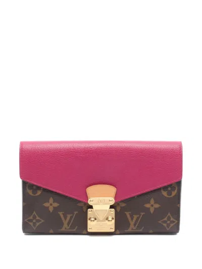 Pre-owned Louis Vuitton 2016 Monogram Wallet In Brown