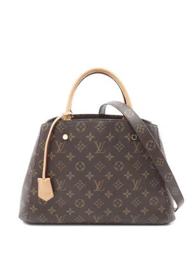 Pre-owned Louis Vuitton 2016 Montaigne Mm Tote Bag