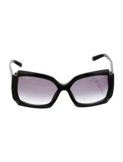 Pre-owned Louis Vuitton 2016 Oversize Sunglasses In Black