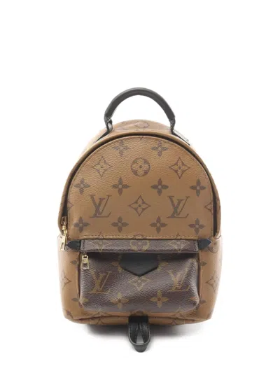 Pre-owned Louis Vuitton 2016 Palm Spring Backpack In Brown