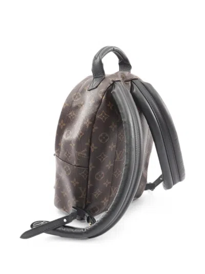 Pre-owned Louis Vuitton 2016 Palm Springs Pm Backpack In Brown