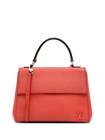 Pre-owned Louis Vuitton 2016   Epi Cluny Bb Satchel In Red