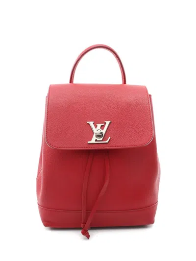 Pre-owned Louis Vuitton 2016 Rock Me Backpack In Red