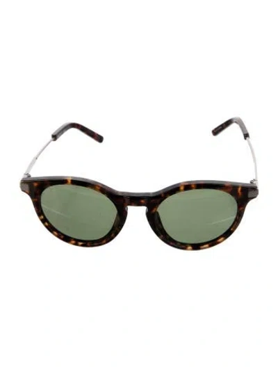 Pre-owned Louis Vuitton 2016 Round Sunglasses In Brown