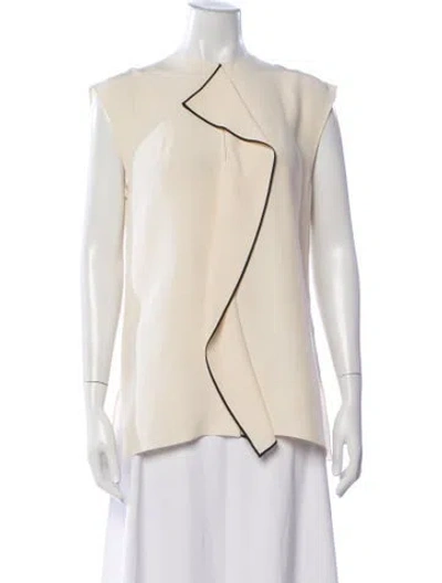 Pre-owned Louis Vuitton 2016 Silk Top In Black/neutrals