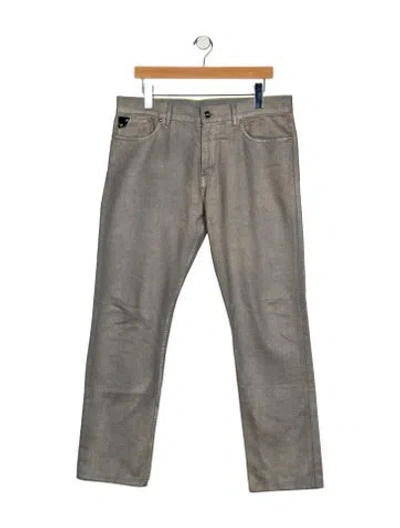 Pre-owned Louis Vuitton 2016 Skinny Jeans In Gray