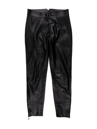 Pre-owned Louis Vuitton 2016 Skinny Leg Pants In Black