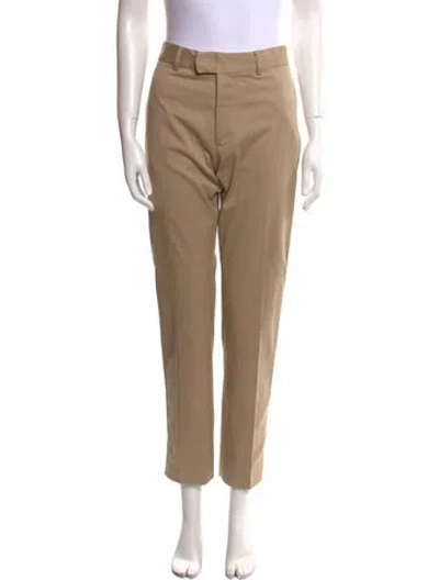 Pre-owned Louis Vuitton 2016 Straight Leg Pants In Brown