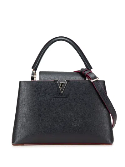 Pre-owned Louis Vuitton 2016 Taurillon Capucines Pm Satchel