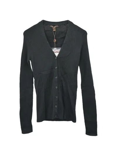 Pre-owned Louis Vuitton 2016 V-neck Cardigan In Black