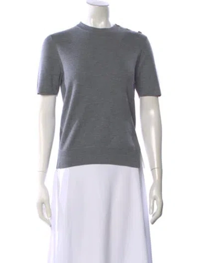 Pre-owned Louis Vuitton 2016 Wool Sweater In Gray