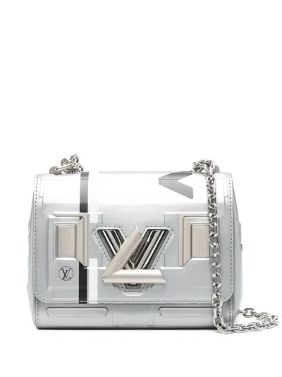 Pre-owned Louis Vuitton 2017-2018 Space Twist Pm Shoulder Bag In Silver