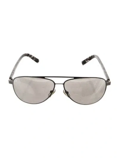 Pre-owned Louis Vuitton 2017 Aviator Sunglasses In Black