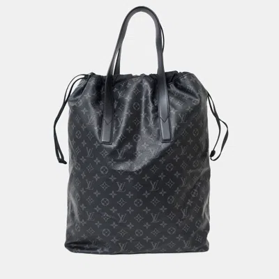 Pre-owned Louis Vuitton 2017 Black Monogram Eclipse Cabas Light Tote
