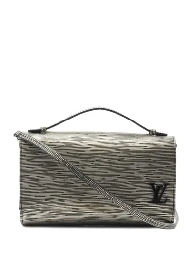 Pre-owned Louis Vuitton 2017 Clery Handbag Leather Shoulder Bag In Gold