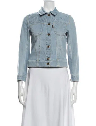 Pre-owned Louis Vuitton 2017 Denim Jacket In Blue