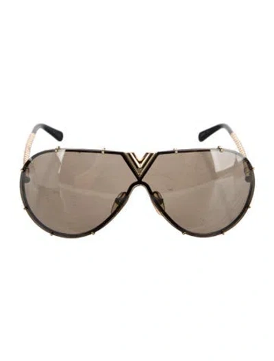 Pre-owned Louis Vuitton 2017 Drive Sunglasses In Black/gold