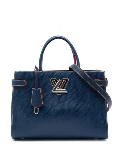 Pre-owned Louis Vuitton 2017 Epi Twist Satchel In Blue