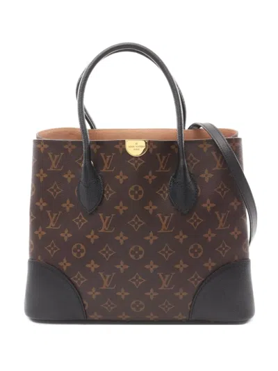 Pre-owned Louis Vuitton 2017 Flandrin Two-way Handbag In Brown
