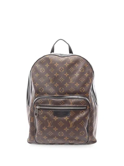 Pre-owned Louis Vuitton 2017 Josh Monogram Macassar Backpack In Brown