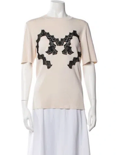 Pre-owned Louis Vuitton 2017 Lace Pattern Sweater In Neutral