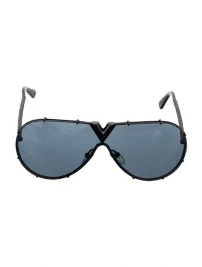 Pre-owned Louis Vuitton 2017 Lv Drive Sunglasses In Black